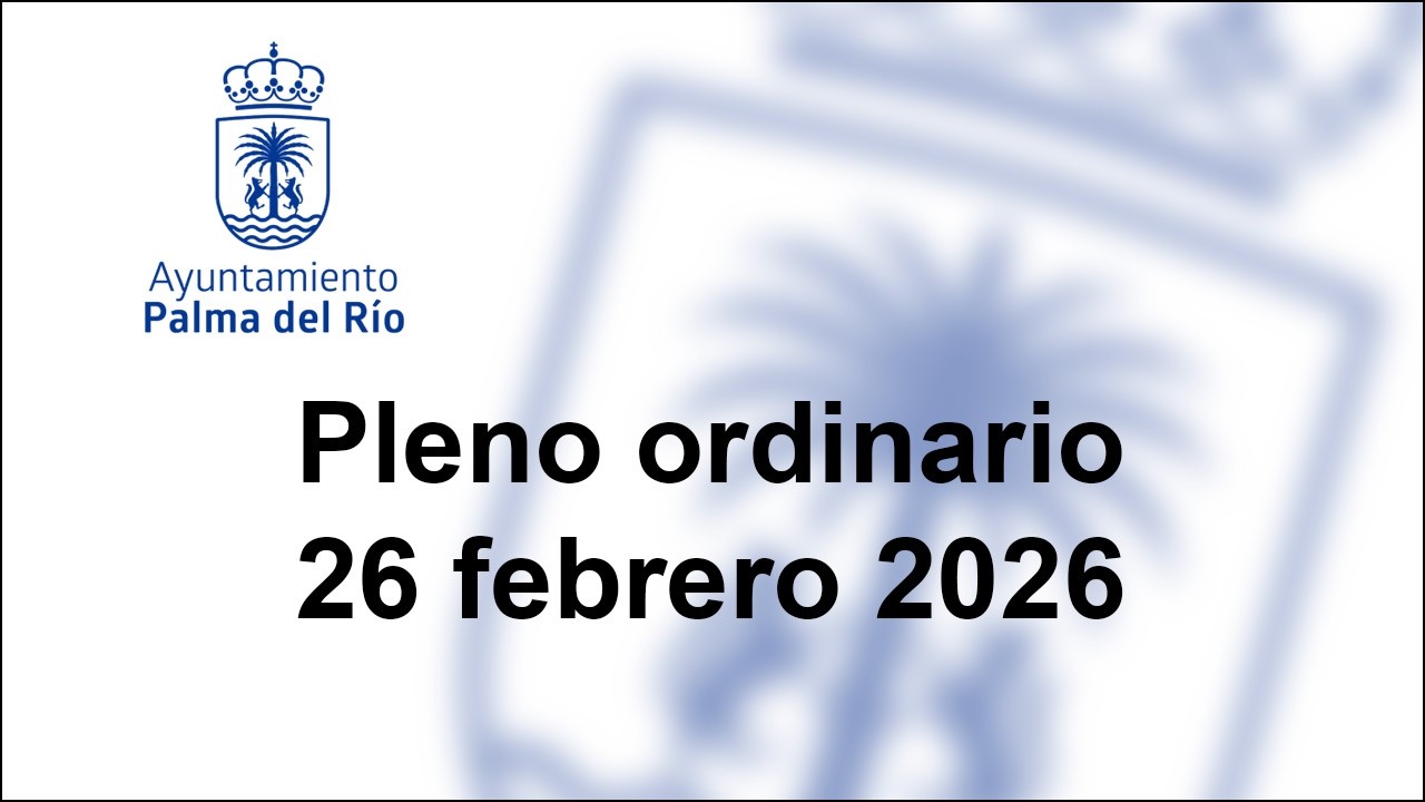 Pleno Ordinario del 26 de febrero de 2026