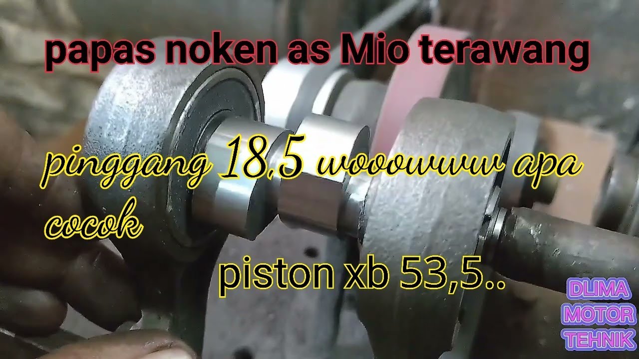 Proses bubut noken as mio, aman, awet tenaga jadi jooosss