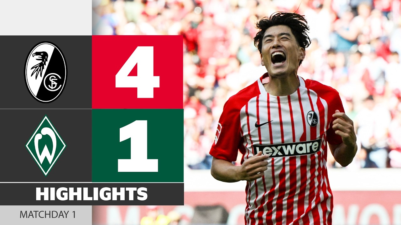 Suzuki Hat-Trick Decides Match | SC FREIBURG - WERDER BREMEN |Highlights Matchday 1 Bundesliga 26/27