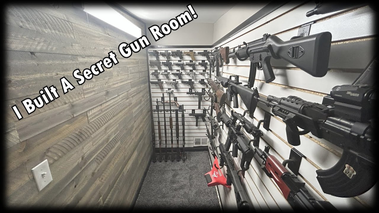 I Built A Secret Gun Room!