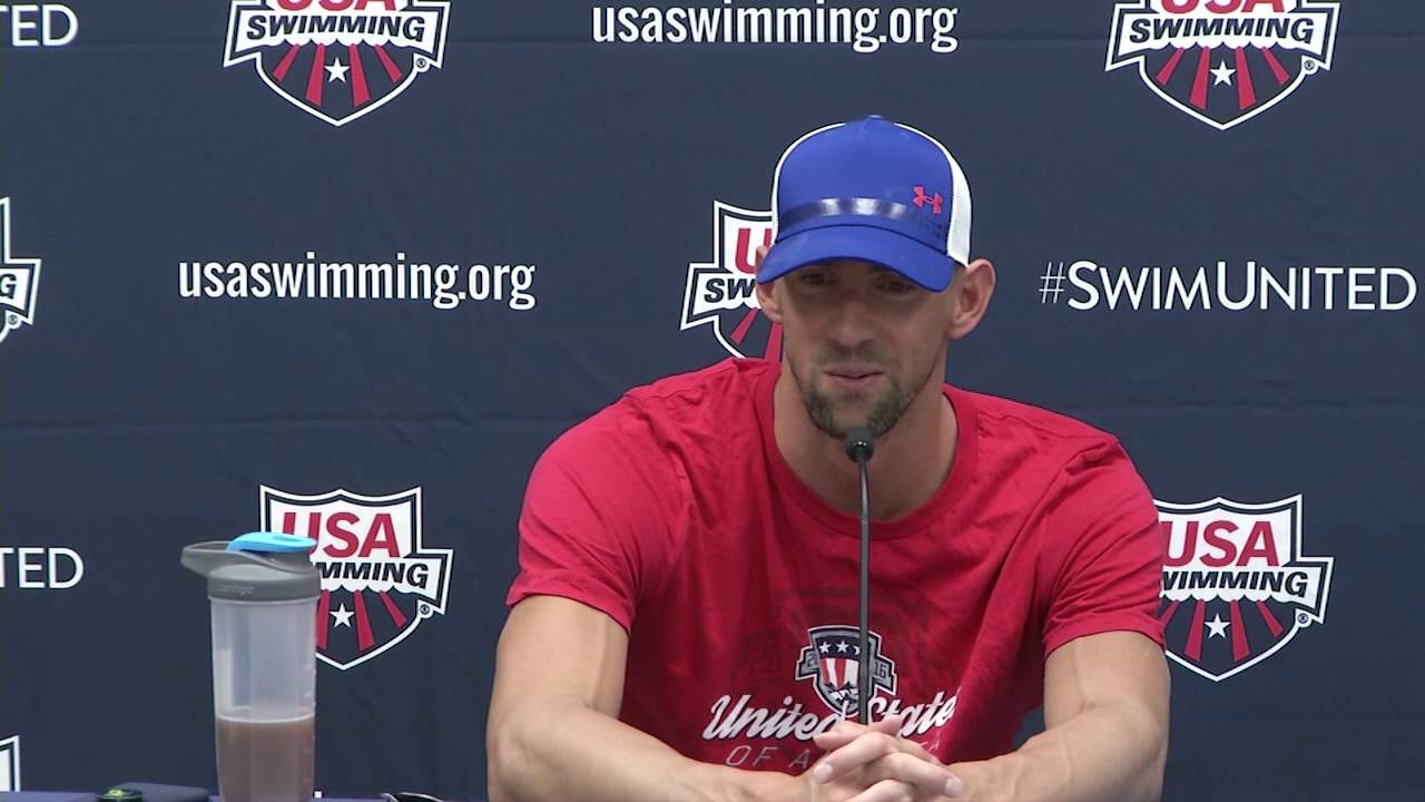 2016 Olympic Training Camp Media Day Press Conference: Michael Phelps
