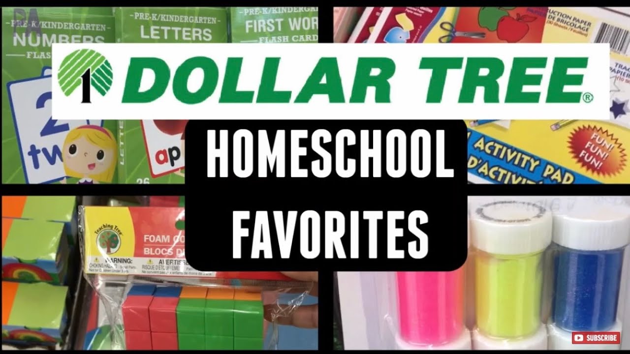 Top DOLLAR TREE Homeschool Supplies