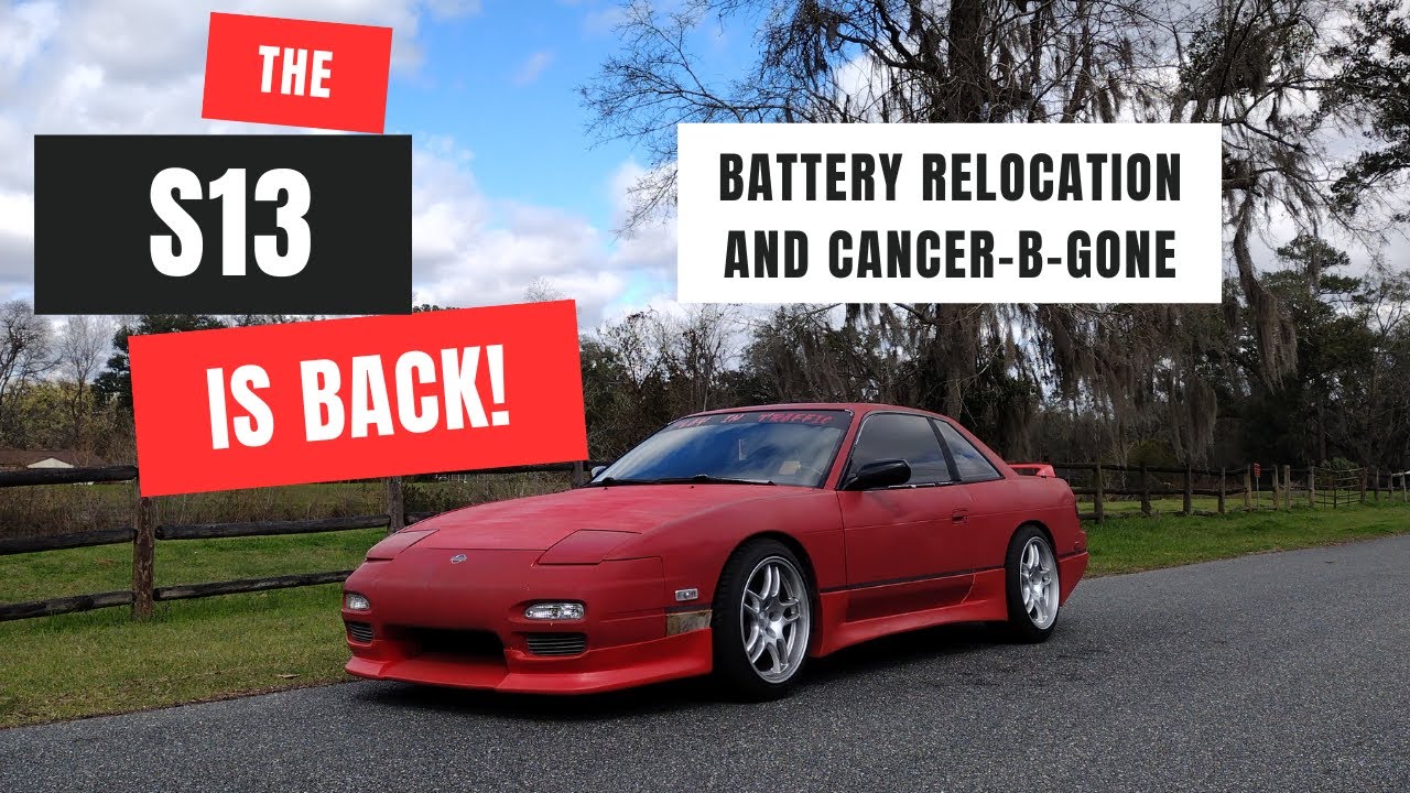 S13 Coupe Gets a Battery Relocation!