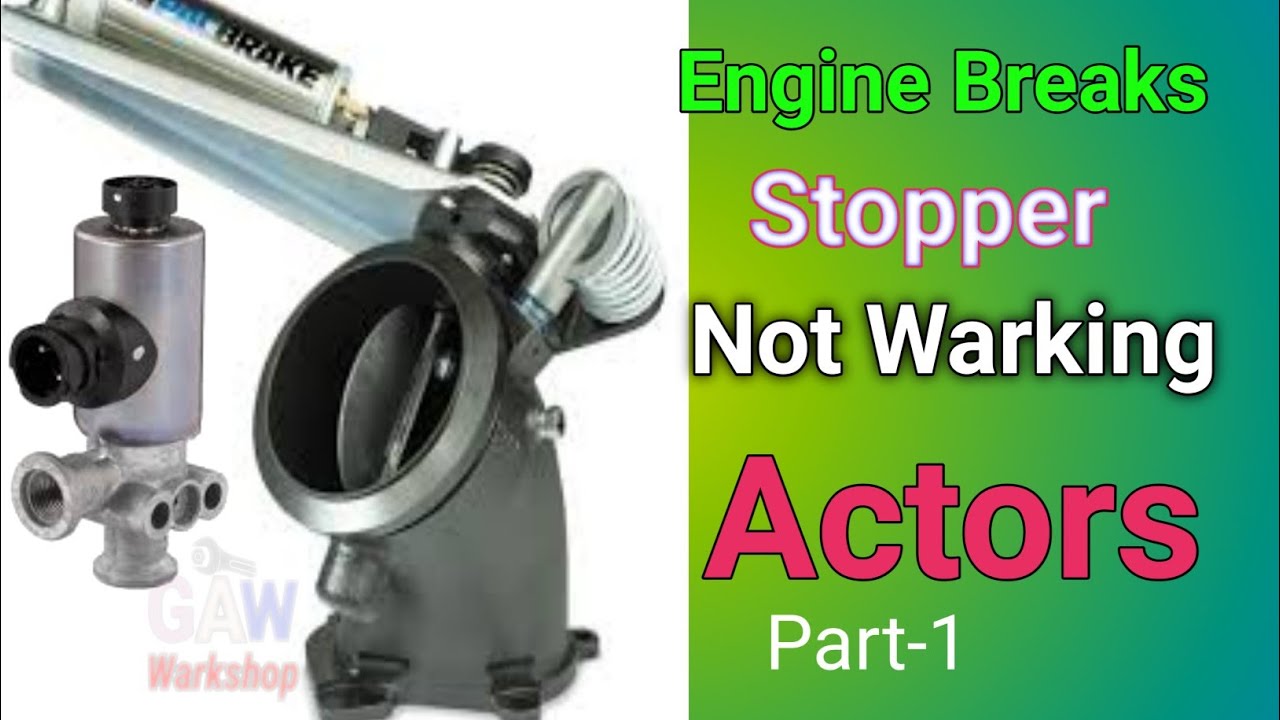 Engine Brake (Stopper) Exhaust (EVB) MERCEDES Benz Actors Error 5054 Digonos by DAS