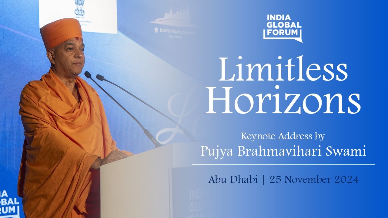 Limitless Horizons - Keynote Speech by Pujya Brahmavihari Swami