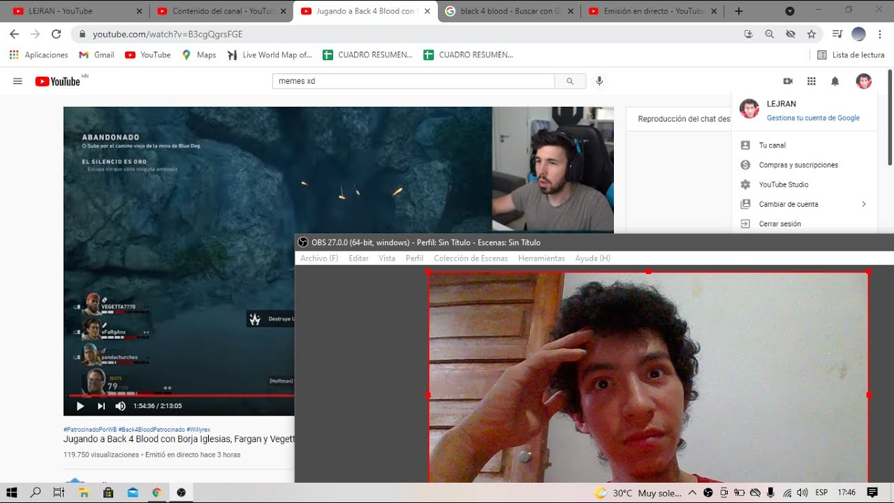 Reactions 2 of Juega Germán, Auron, Lenay, Luisito Comunica, Pabe, Anzutops 777, Willyrex, Y MÁS