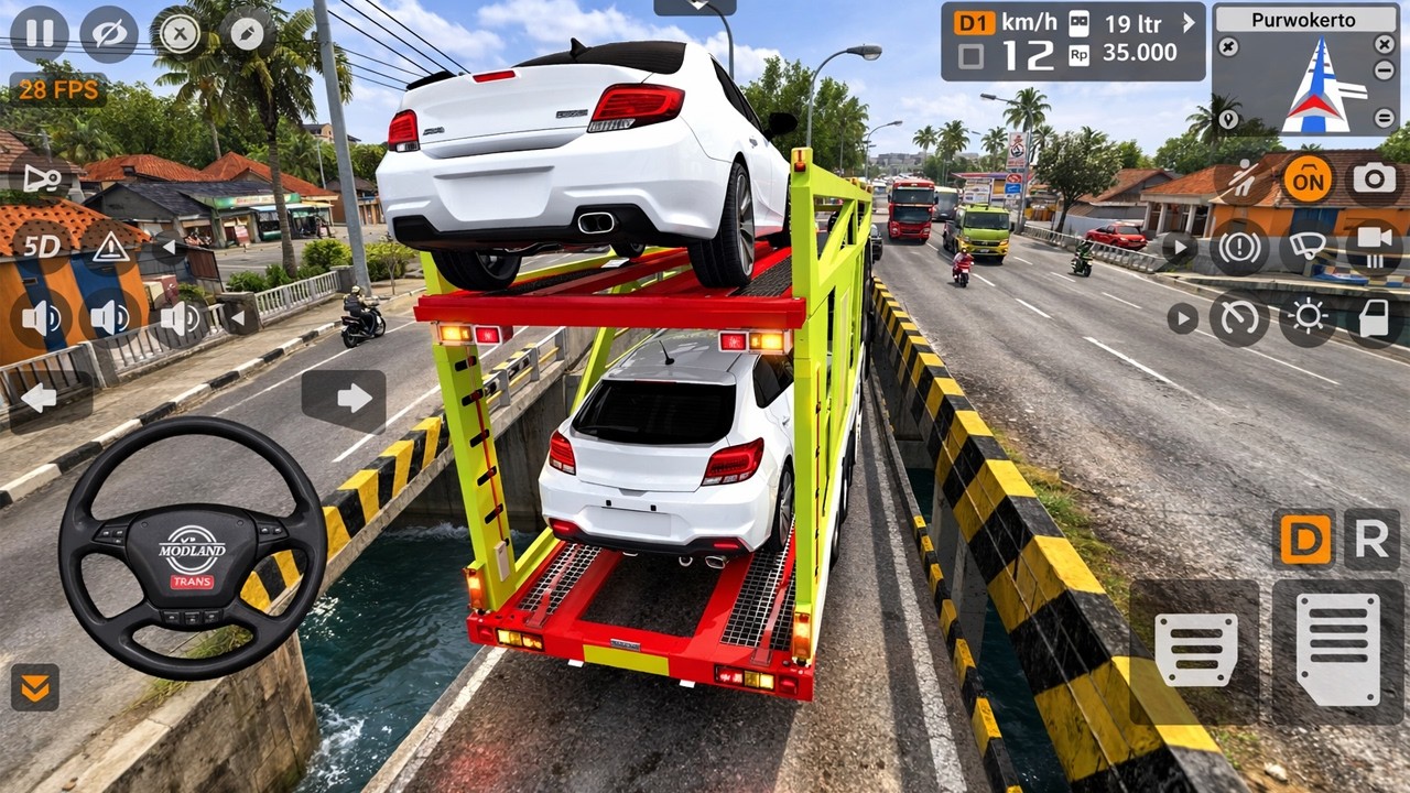 City Transport Truck Game | Bus Simulator Indonesia Gameplay | Realistic Public Transport Driving