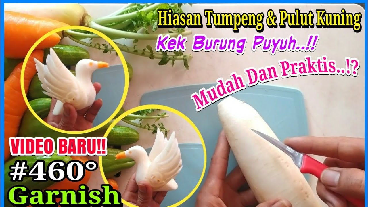 Saya Menemukan Cara Mudah 😍 Sangat Cocok Untuk Pemula, Hasilnya Imut Banget 😱 Garnish Burung Puyuh