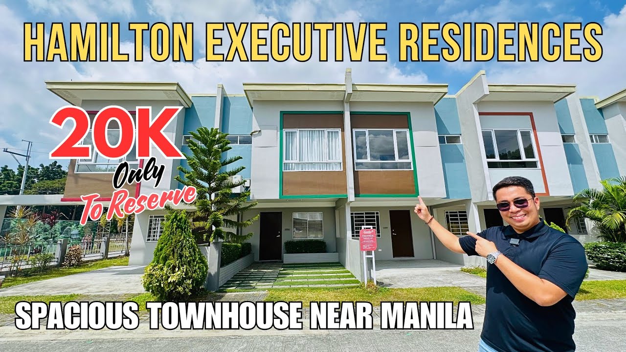 Hamilton Executive Residences | Most Affordable Complete Townhouse Near Manila | Imus Cavite House