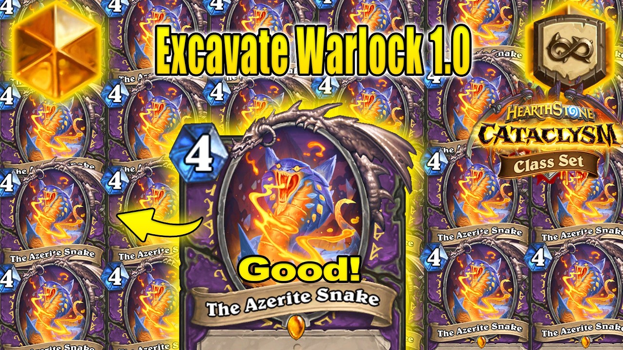 Fun & Interactive Warlock Deck 1.0 Is Back As A Metabreaker At CATACLYSM Class Set | Hearthstone