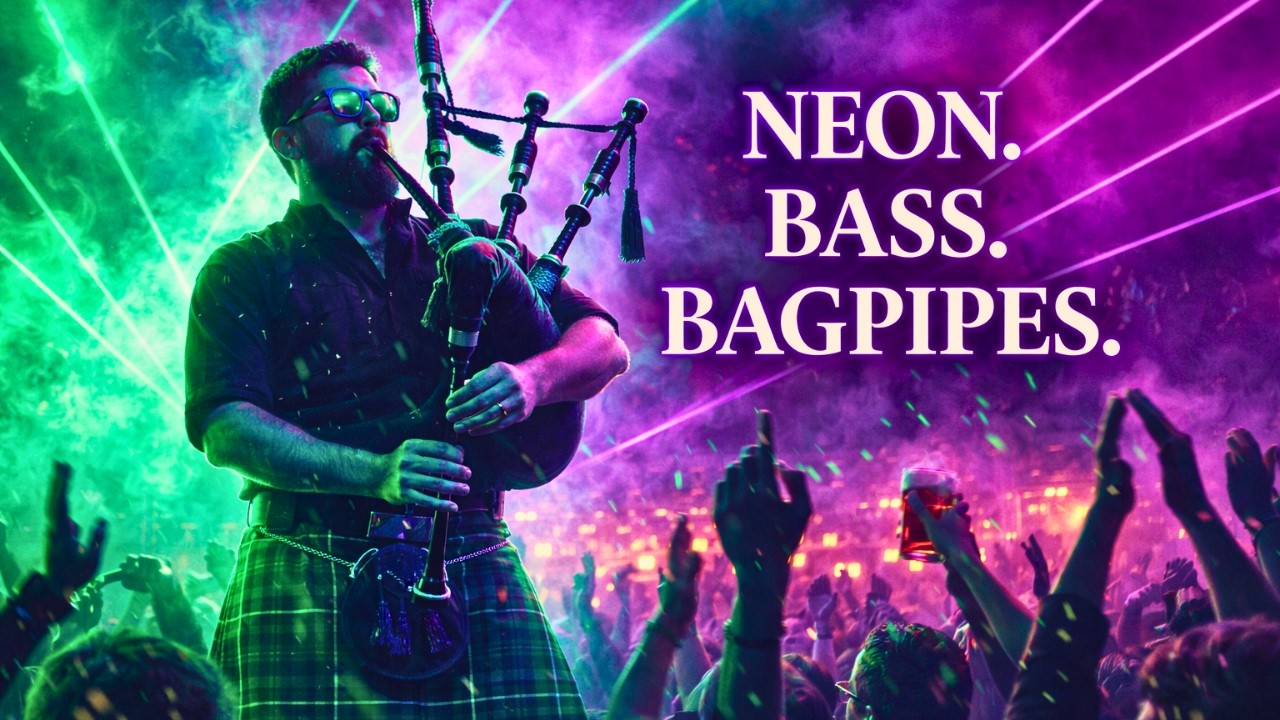 Neon Ceilidh Night (Celtic Trap / EDM Fusion) | Bagpipes x 808 | 150 BPM