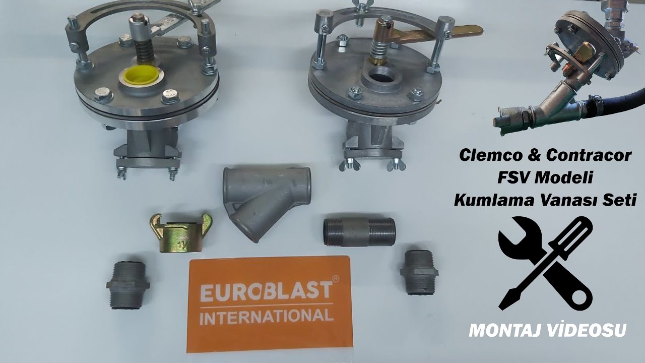 Clemco & Contracor FSV Kumlama Vanaları Seti