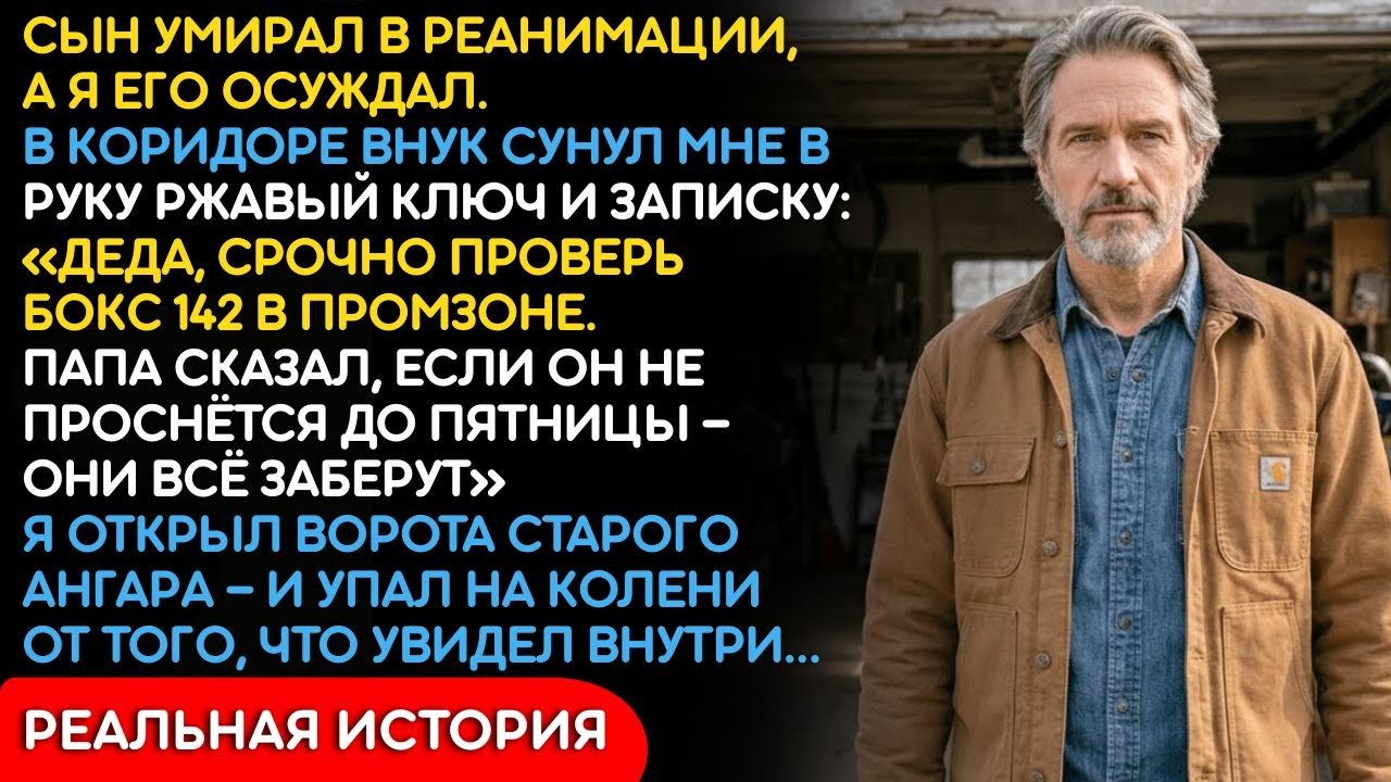 Врачи Не Могли Понять, Почему Умирает Мой Сын. Пока Внук Тайком Не Передал Мне Ключ От Гаража