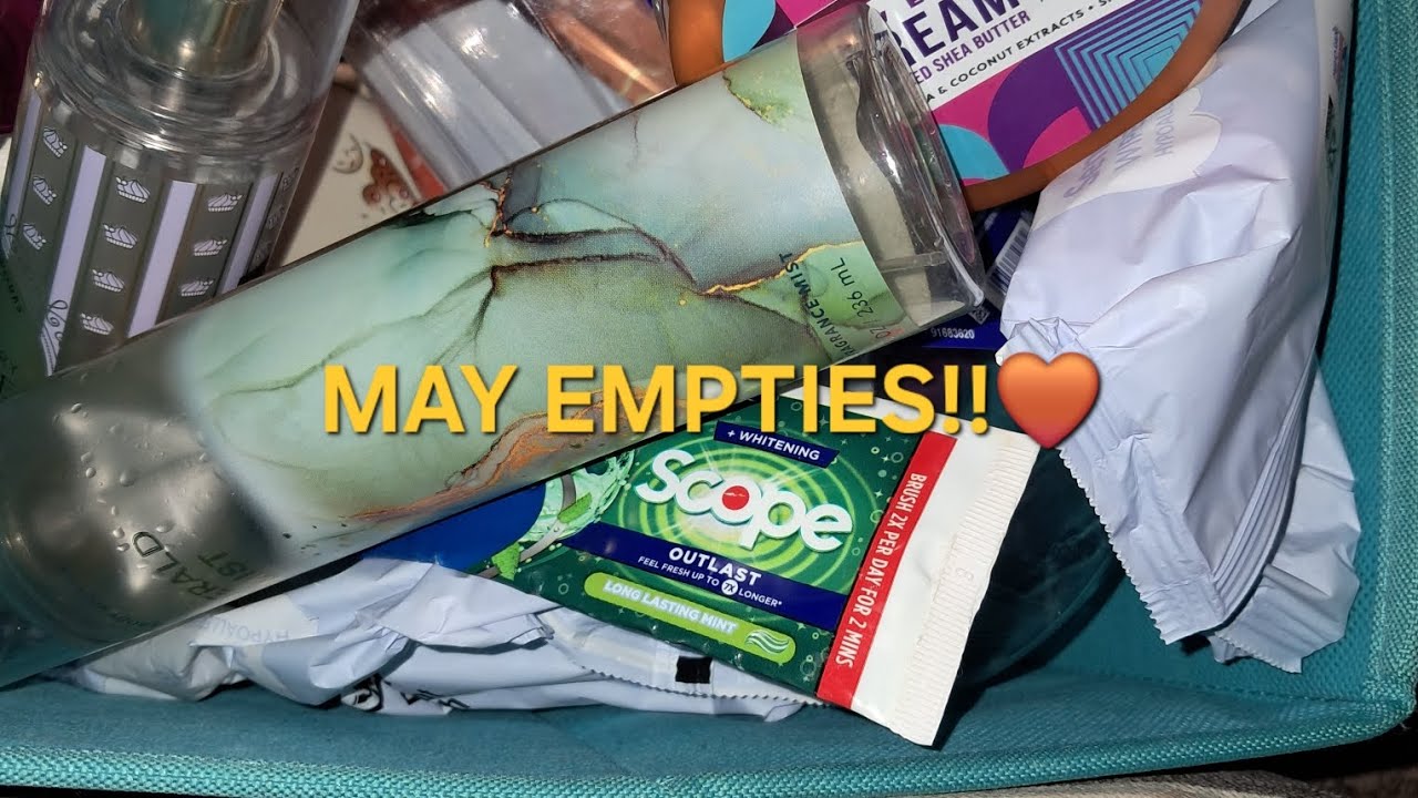 May empties 2025!! Would I repurchase??🤍🤍