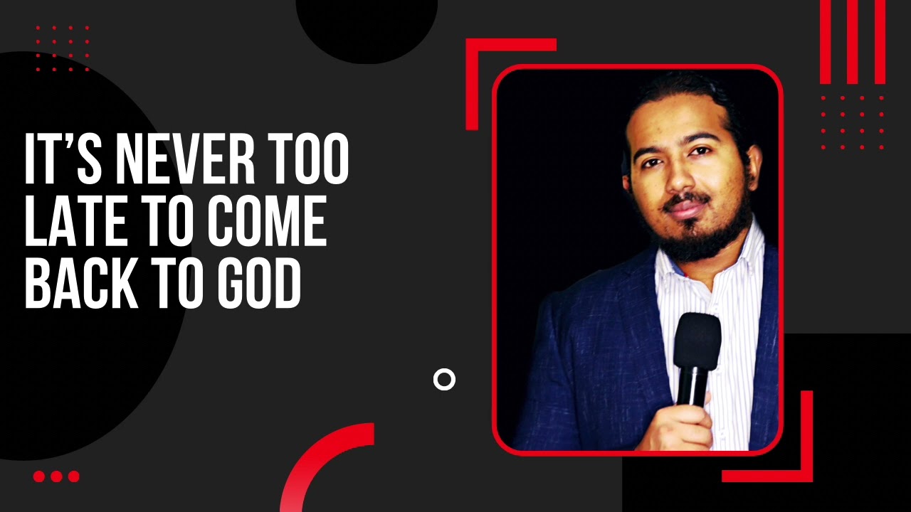 It's never too late to come back to God, Powerful Message & Prayer with Evangelist Gabriel Fernandes