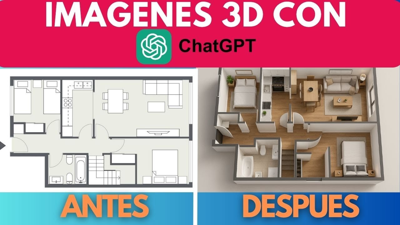 CREA PLANOS 3D CON CHATGPT (INTELIGENCIA ARTIFICIAL)