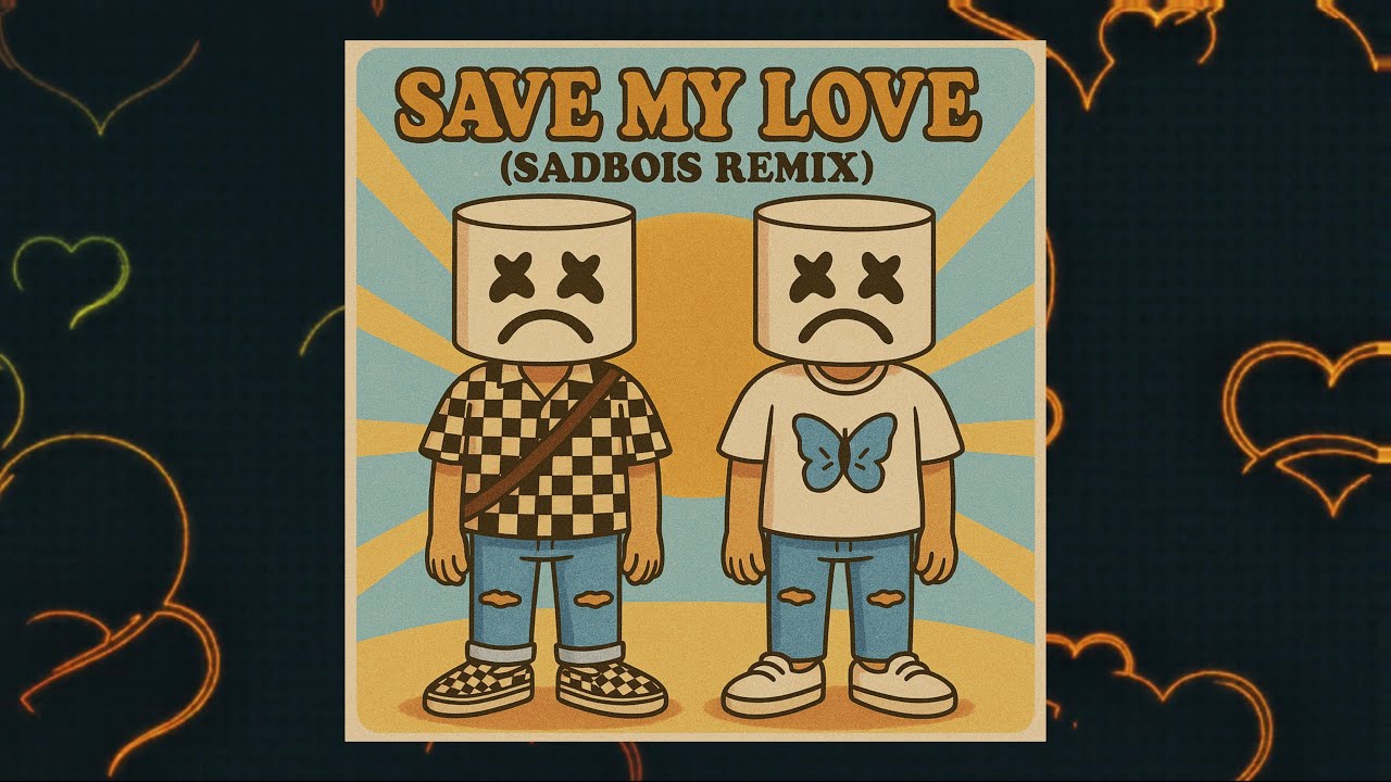 Marshmello, Ellie Goulding & AVAION - Save My Love (SadBois Remix) [Lyric Video]
