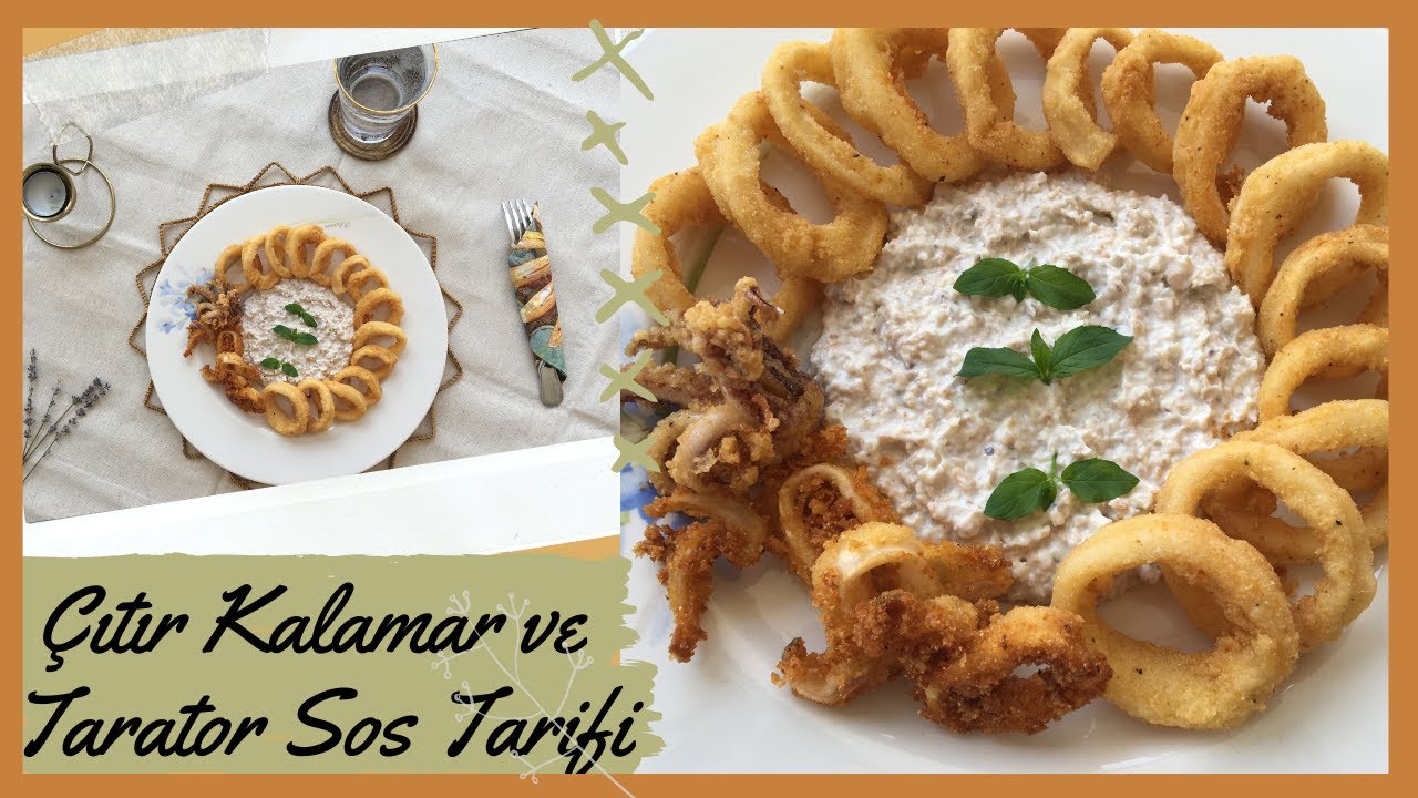 evde | Çıtır Kalamar Tava ve Tarator Sos Tarifi