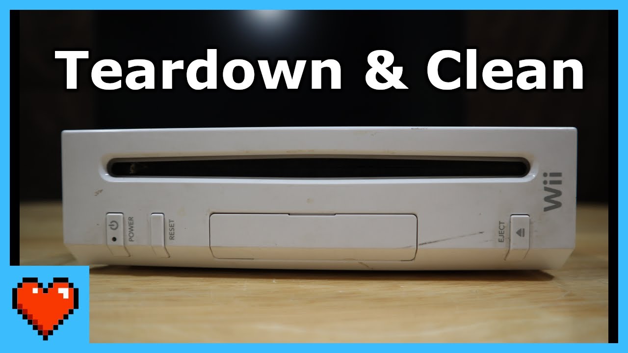 Tearing Down & Cleaning the Nintendo Wii