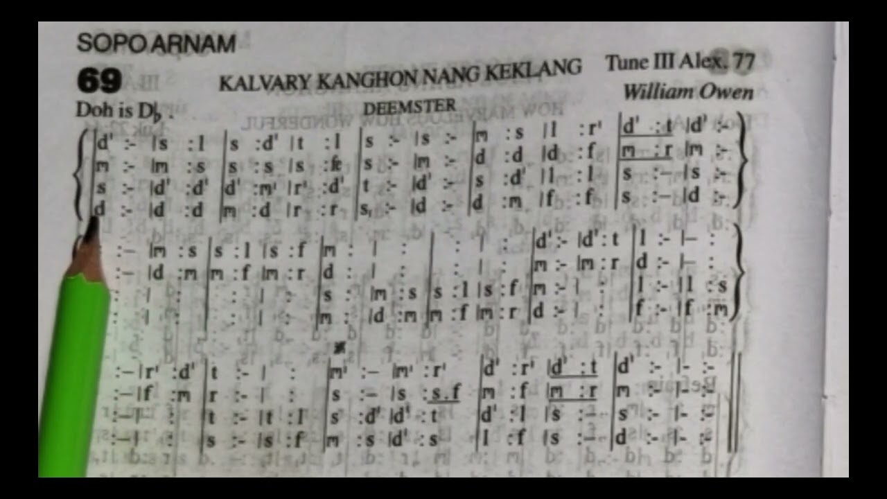 Calvary kanghon nang keklang || Tonic solfa || Practice along  with me 😇