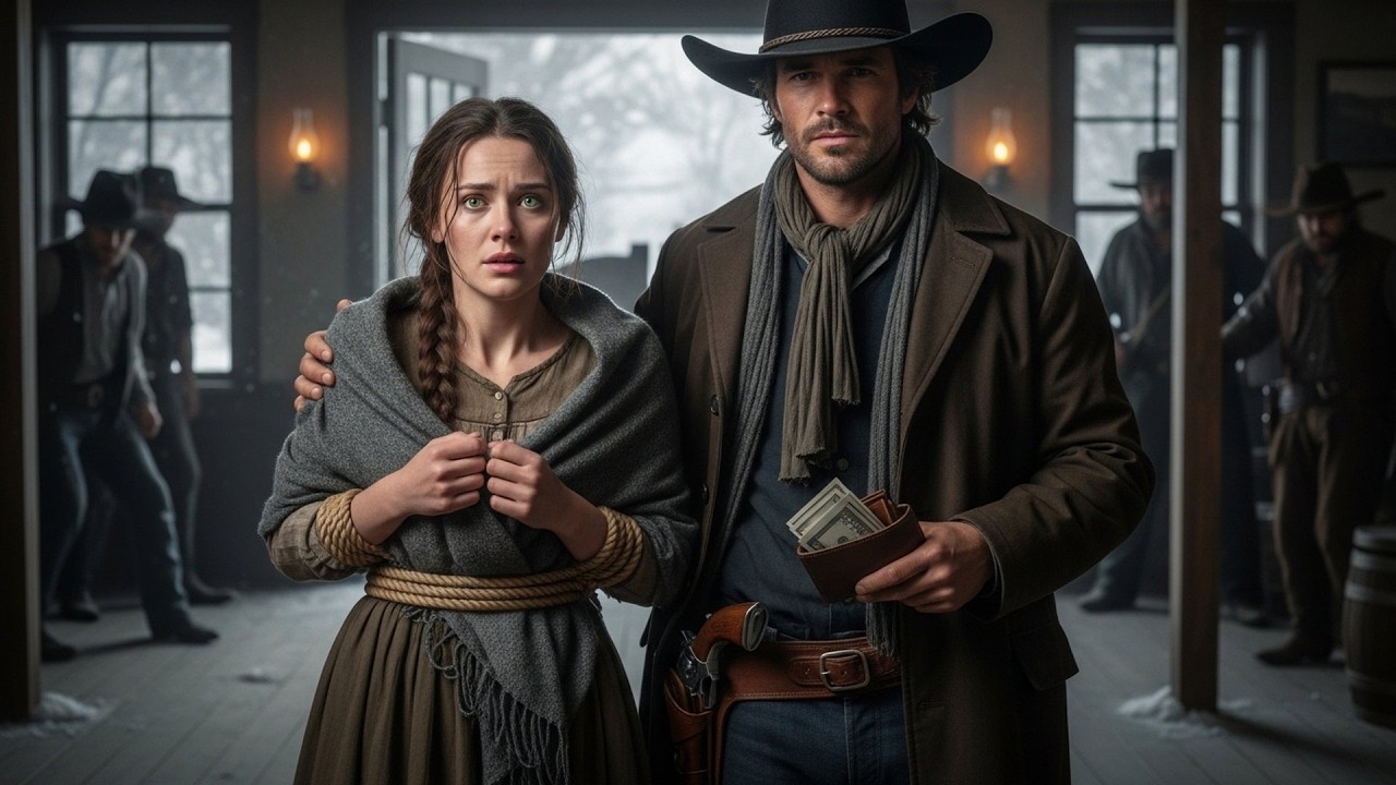 She Was Sold to Cruel Men in a Snowstorm, A Cowboy Outbid Them and Set Her Free