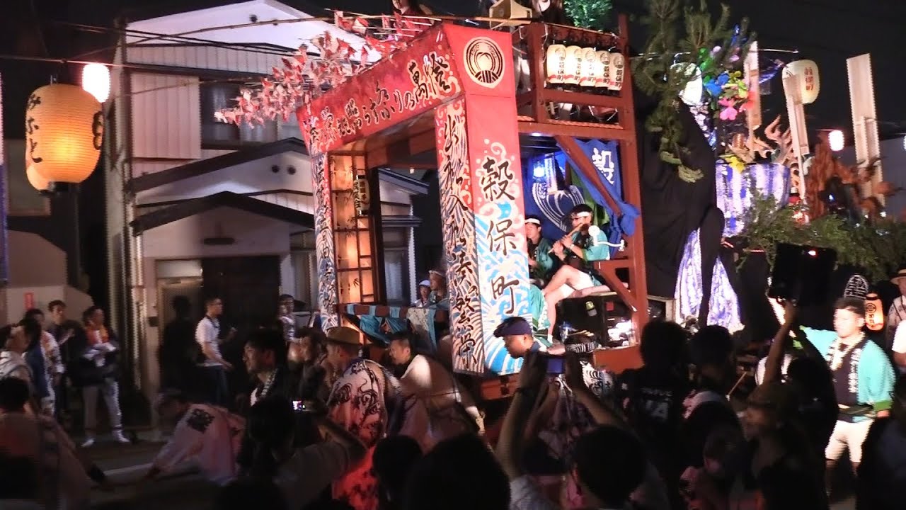 【土崎港祭り2018】⑧完　21日   のろしの合図で出発する戻り曳山