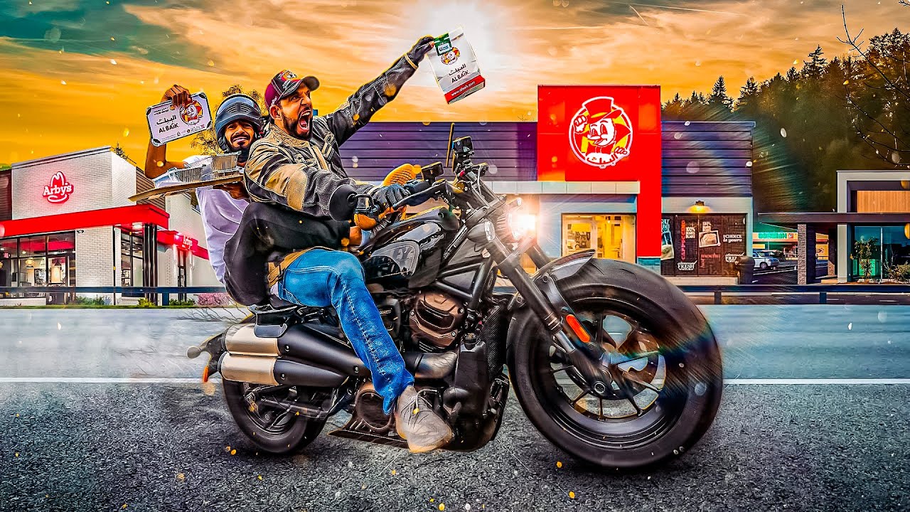 هجولني سوسو و نحنا على الدباب بنطلب طلب الى قبلنا 🏍 Ordering Previous Orders On The Motorcycle