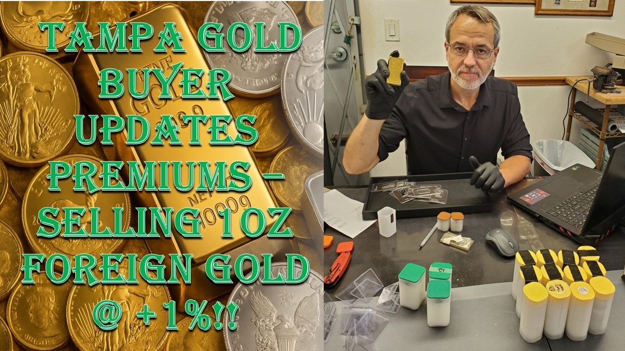 Tampa Gold Buyer Updates Premiums & Inventory - 2/23/26 - Foreign Gold at SPOT + 1%!!!