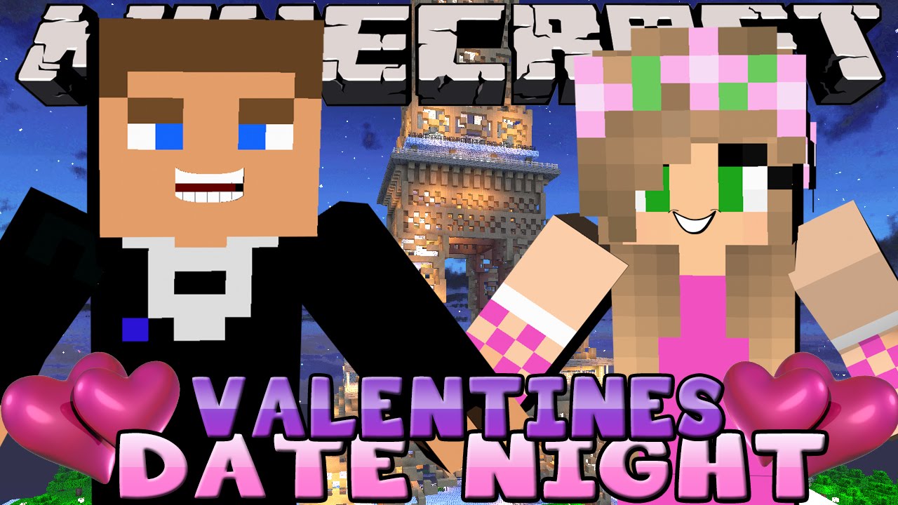 Minecraft - Little Kelly Date Night : MEETING LITTLE DONNYS PARENTS ON VALENTINES DAY!