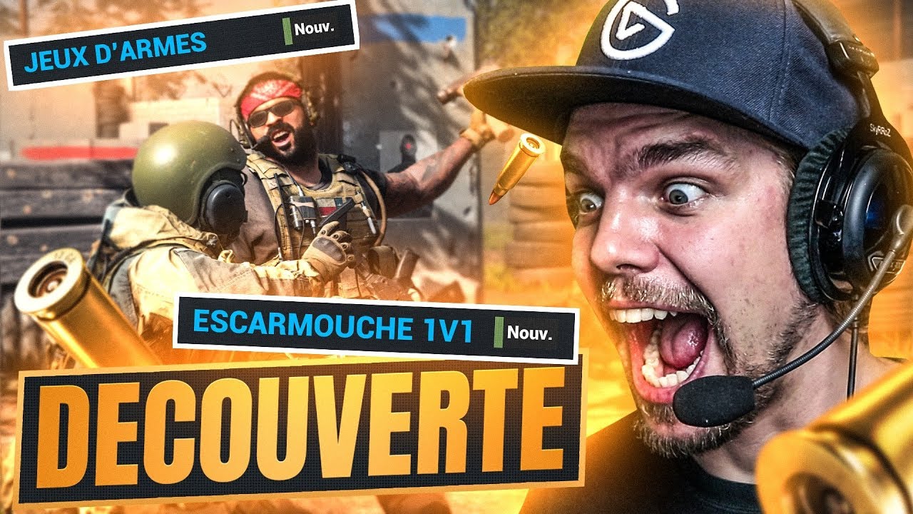 DECOUVERTE DU NOUVEAU MODE 1VS1 SUR MODERN WARFARE + JEU D'ARMES !
