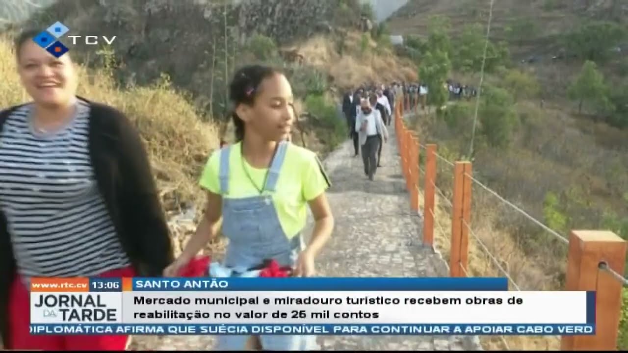 Santo Antão / Ribeira Grande: Mercado municipal e miradouro turístico recebem obras de reabilitação