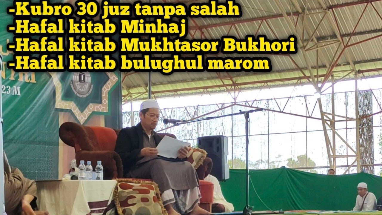 pembacaan Santri putra dan putri berprestasi ponpes Al Fatah Temboro