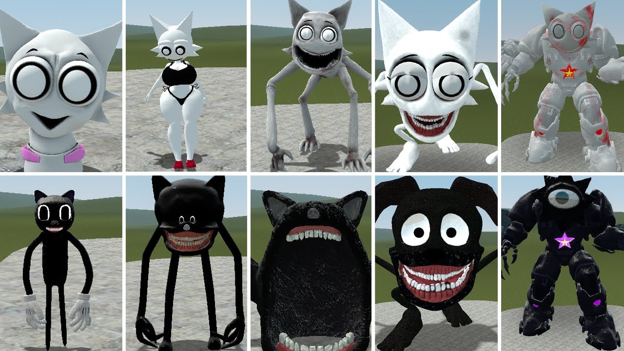 ALL NEW ZOOCHOSIS WENDA TAPES 1-5 VS ALL POPPY CARTOON CAT CHAPTER 3 MECHATITAN ? in Garrysmod,...