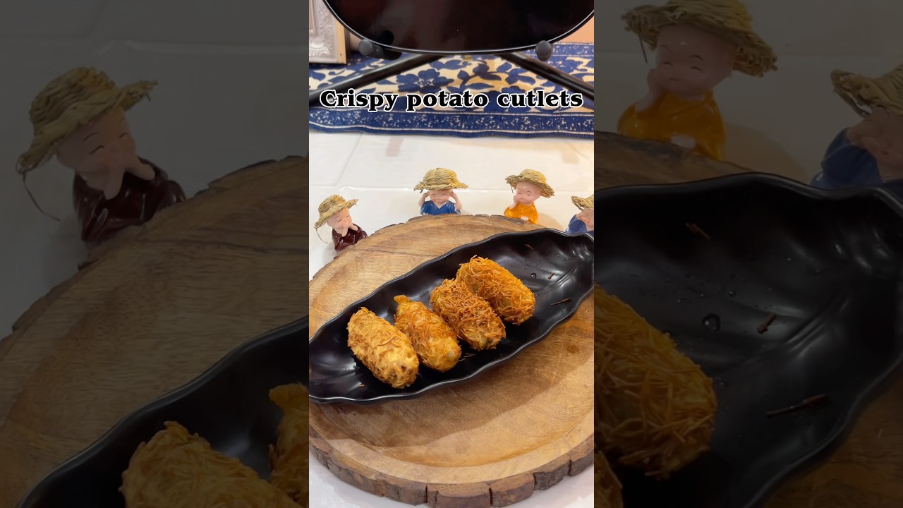 Crispy potato cutlets 