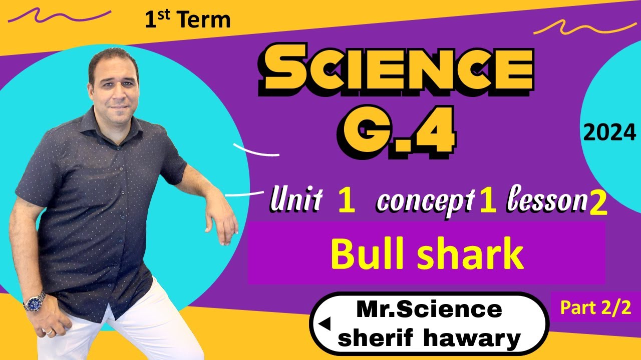 Types of Adaptation |Bull shark  | Grade 4 | Unit 1 - Concept 1 - Lesson 2 - Part (2/2) | Science