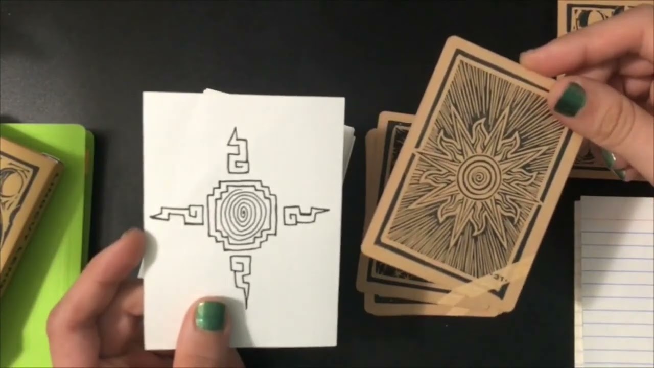 Comparing my own lenormand to Jamie Sawyer's Linocut Lenormand | Sort of flipthrough