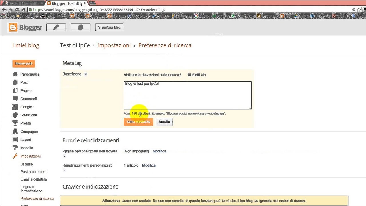 Come pubblicare un post di Blogger secondo la Guida SEO di Google