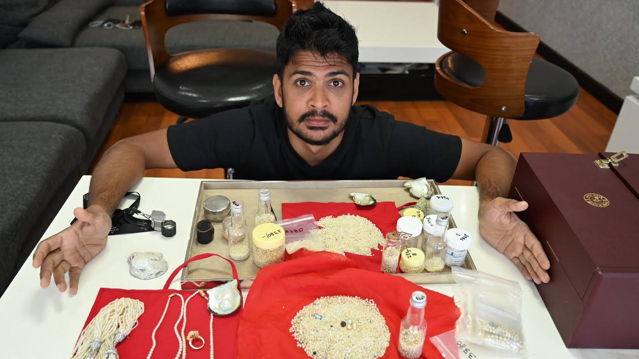 15 crore  worth Amazing Bahrain pearl collections
