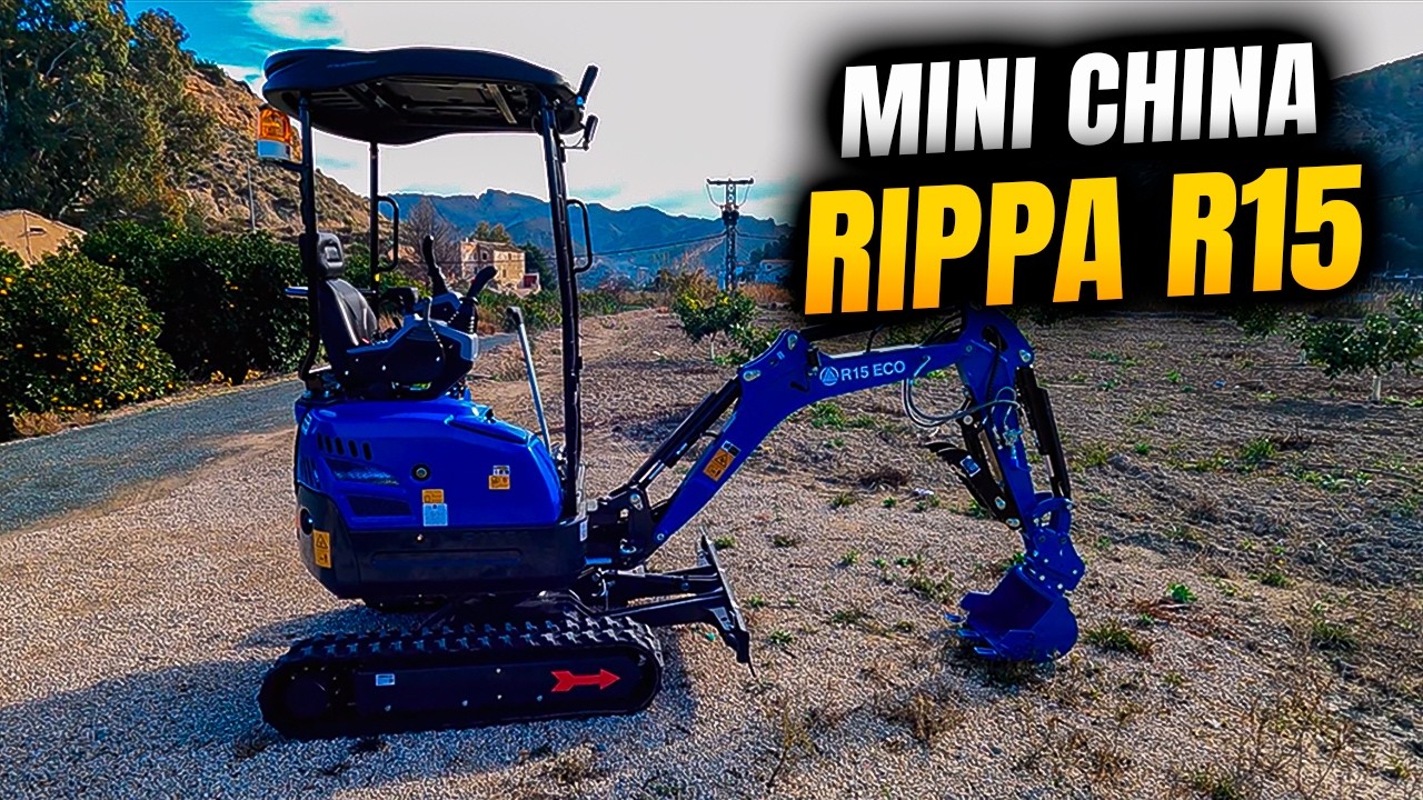 Rippa R15 Eco Mini Excavadora China !IMPRESIONANTE!