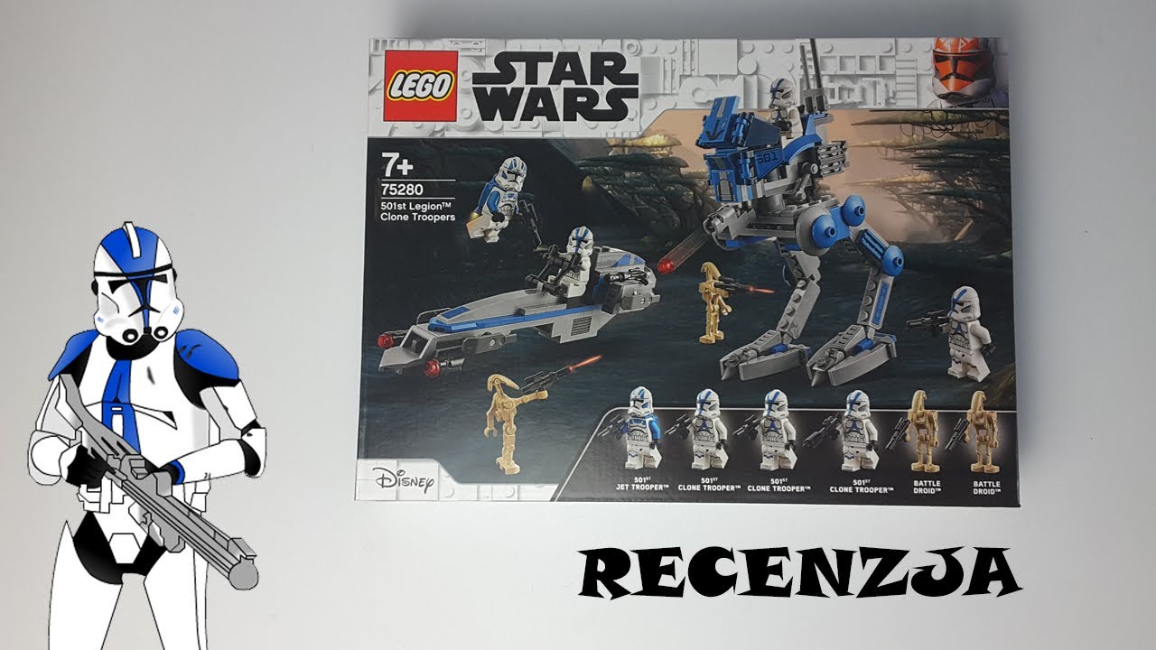 Lego Star Wars 75280 - Żołnierze-klony z 501 legionu/RECENZJA