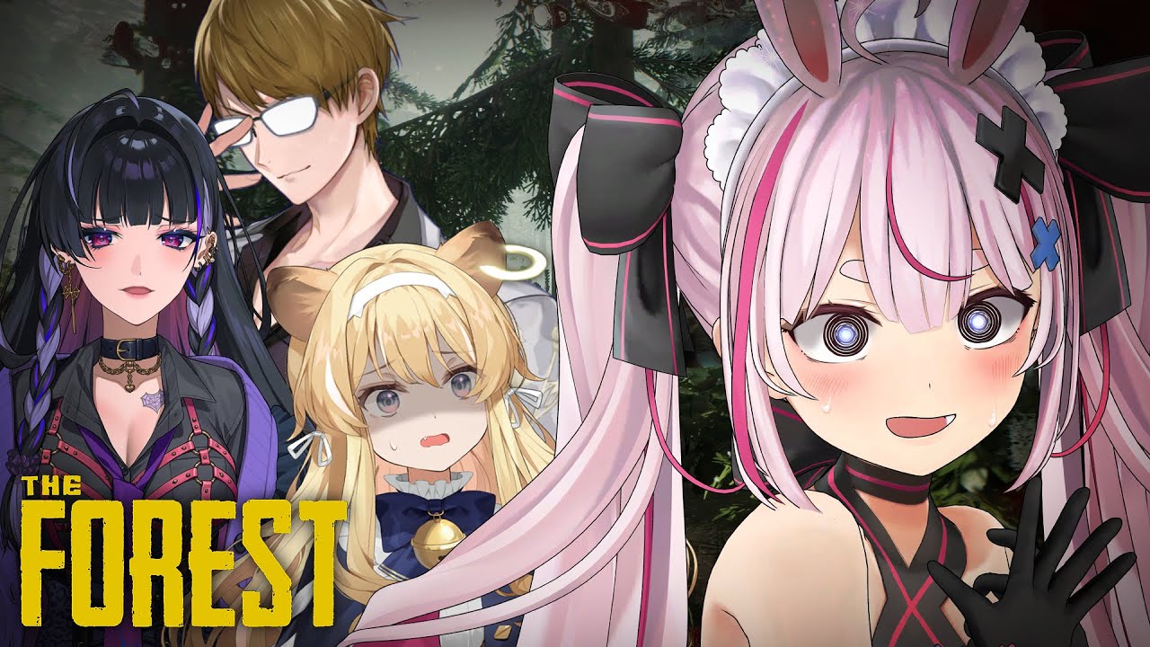 【The Forest】このメンバーなんでも食べるし強くない？？【兎鞠まり/レグルシュ・ライオンハート/ガッチマンV/狂蘭メロコ】