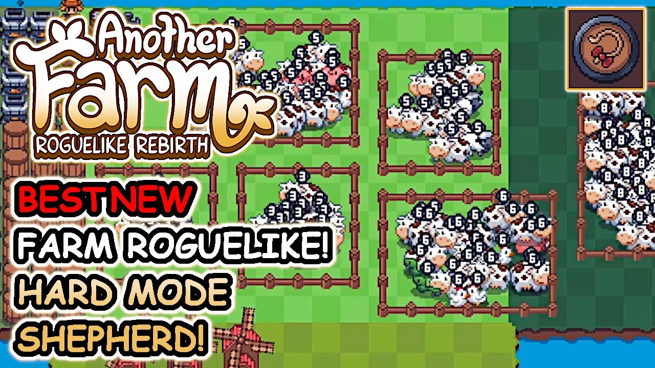 Can We Win With The Shepherd On HARD? BEST NEW Farm Roguelike! | Another Farm Roguelike Rebirth
