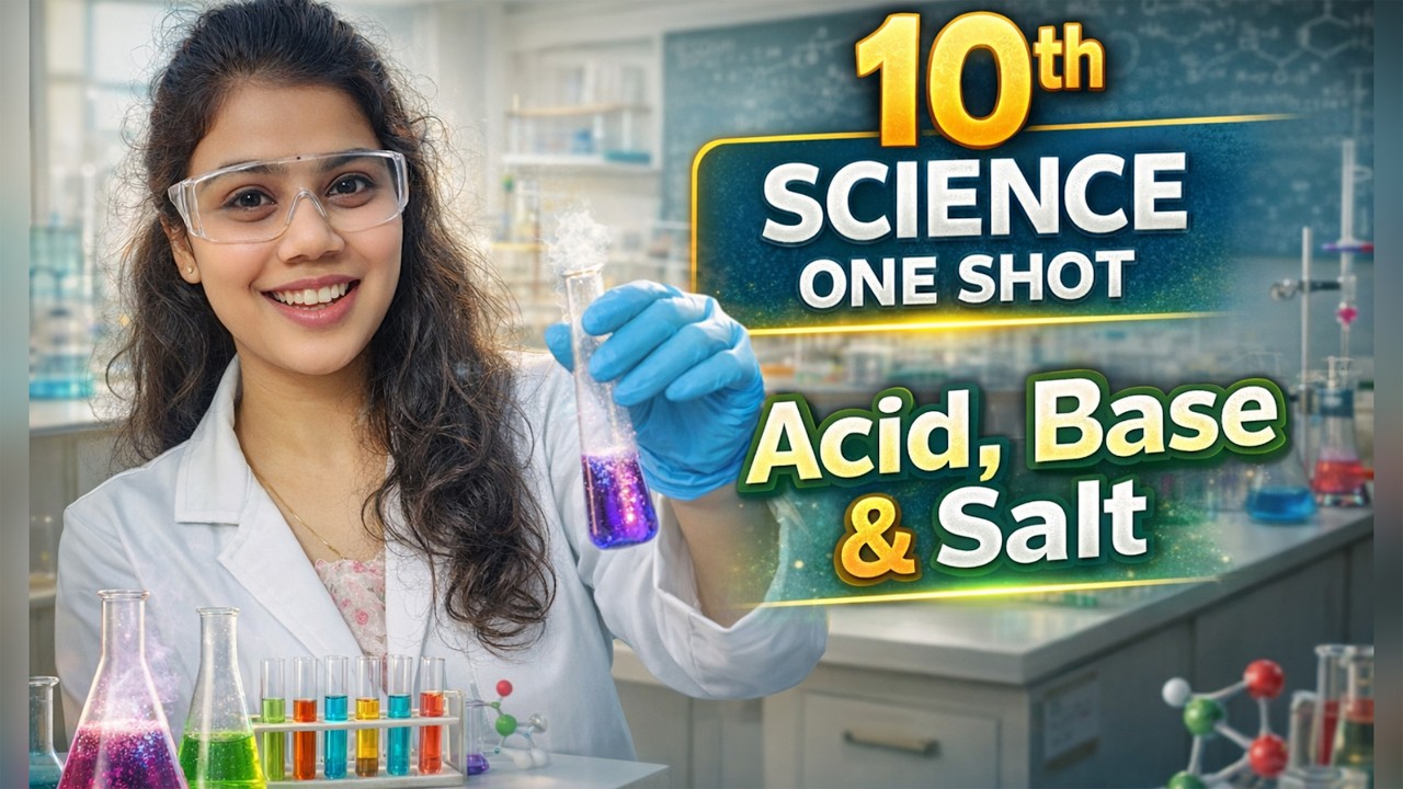 Ch 02 | 10th Acid, Base and Salt | One shot Revision | Science | by Shivangi Gupta