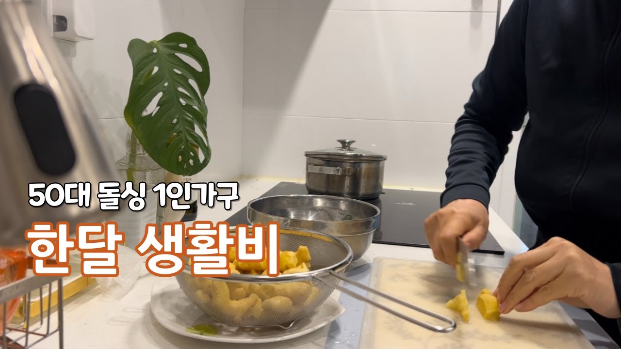 50대 싱글 1인가구 생활비 공개/재취업 한 뒤 첫 월급 공개