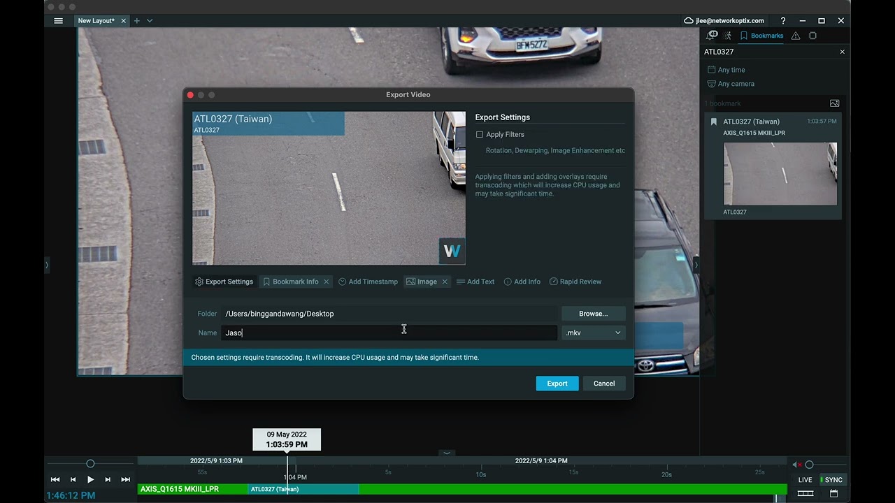 Vaxtor ALPR_Jason Car Recognized