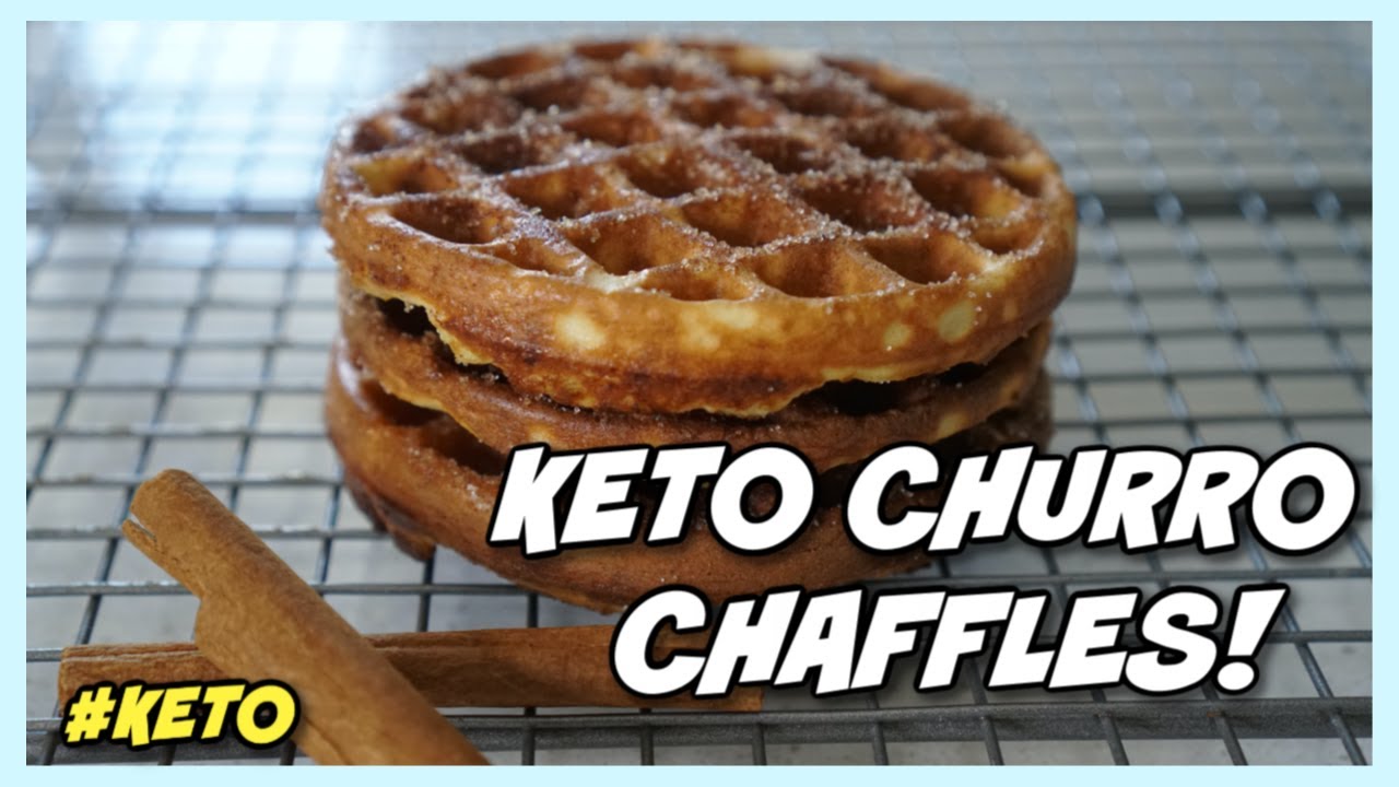 CHAFFLES DE CHURRO | RECETA FÁCIL Y DELICIOSA | DIETA CETOGÉNICA | LOW CARB | GLUTEN FREE
