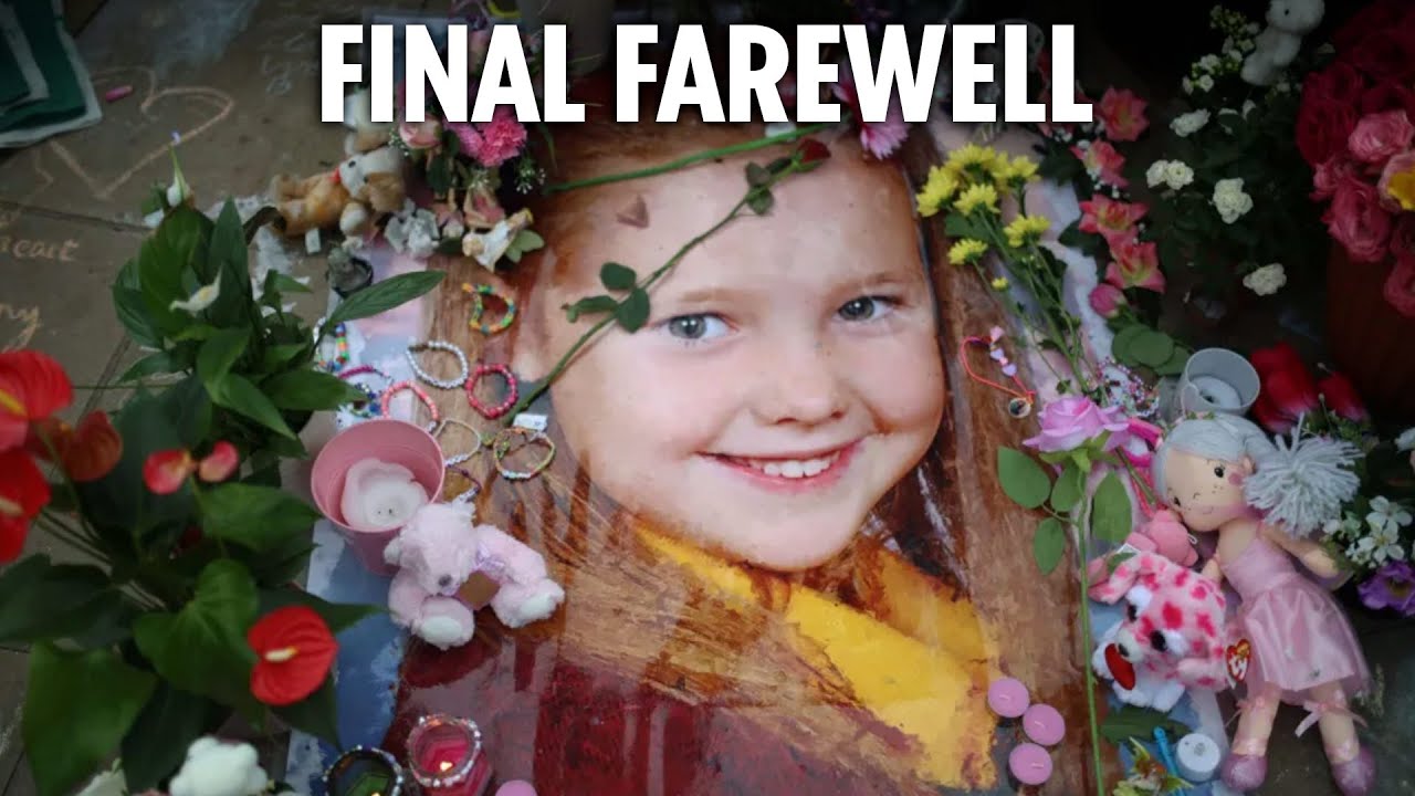 LIVE: Heartbroken family lay Southport victim Elsie Dot Stancombe, 7, to rest