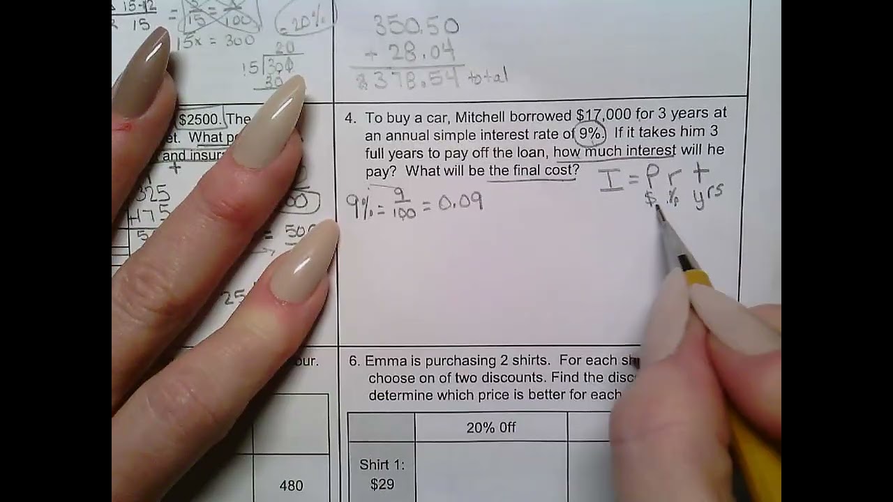 Unit 7 review Finance side 1