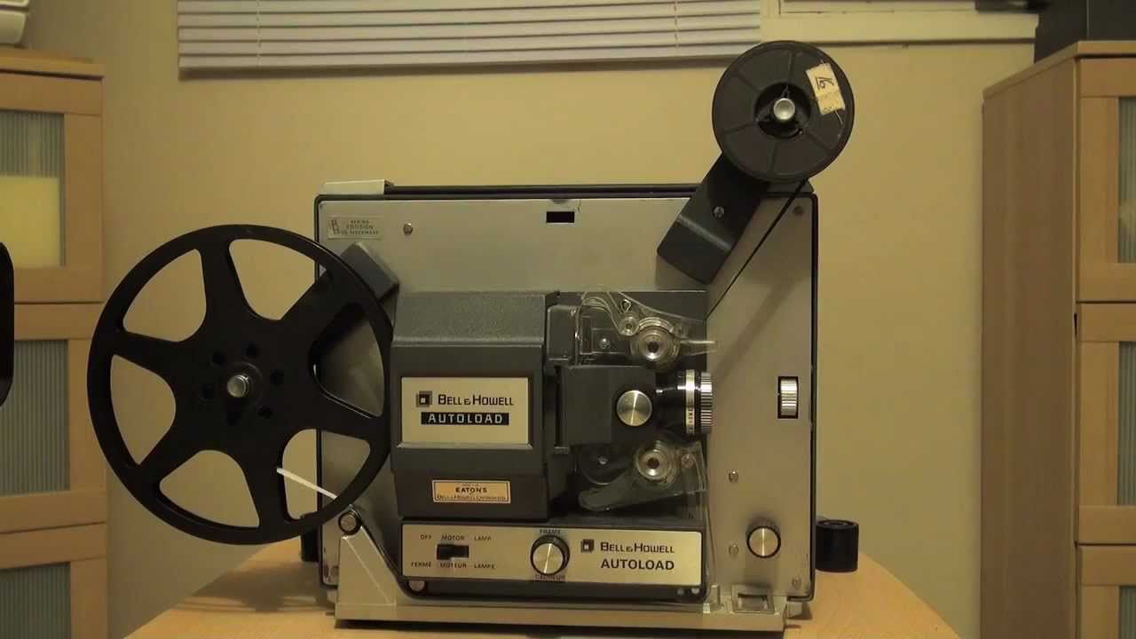 How to load a Bell and Howell Super 8 Autoload Projector