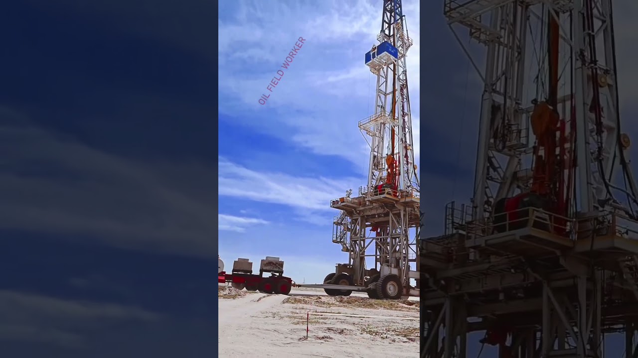 Onshore Rig Move in Action 🗼 #oilandgaslife